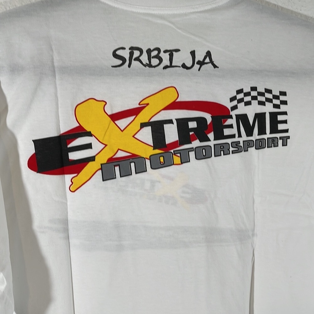 Extreme Motorsports High Speed Racers Graphic Tee Short Sleeve T-shirt Large New